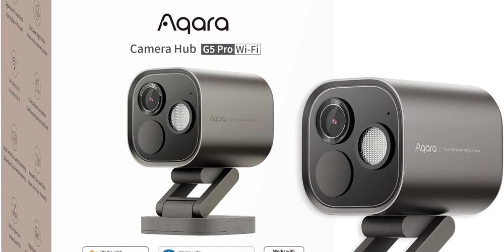 【極美品】​Aqara Camera Hub G5 Pro 屋内屋内 防犯カメラ Aqara Camera Hub G5 Pro - Smart Security with True Color Night