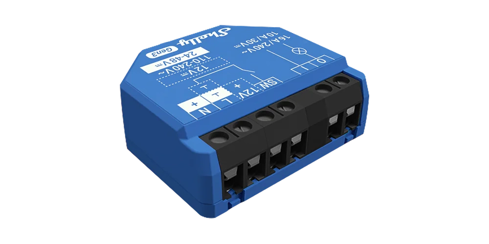 Shelly 1 Gen3 Information, Specification, News & More | Matter Alpha