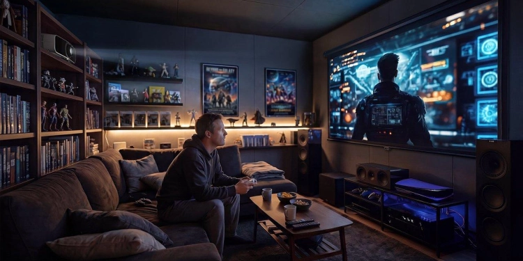 Ls7500 scene mancave with person