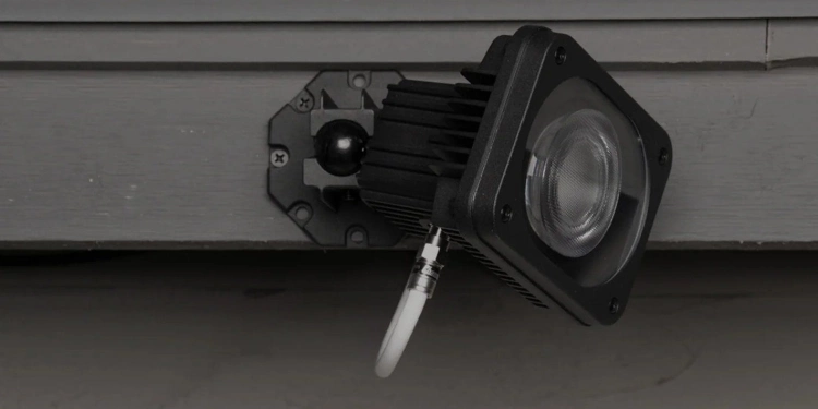 Channel Master Pro Floodlight mounted on wall