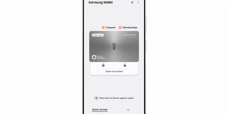 Samsung mobile samsung wallet launches digital home key for smart door locks dl1