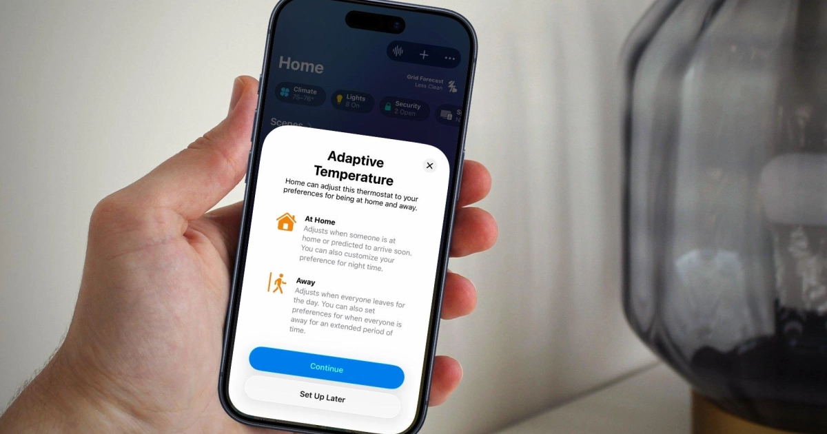 How to use Apple Home Adaptive Temperature with your Matter thermostat ...