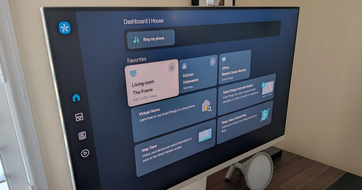 Can a monitor be the center of your smart home? Matter on a smart ...