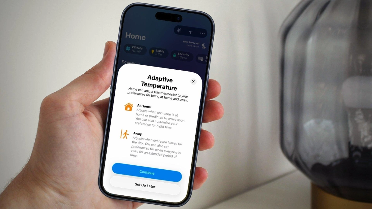Apple home adaptive temperature featured