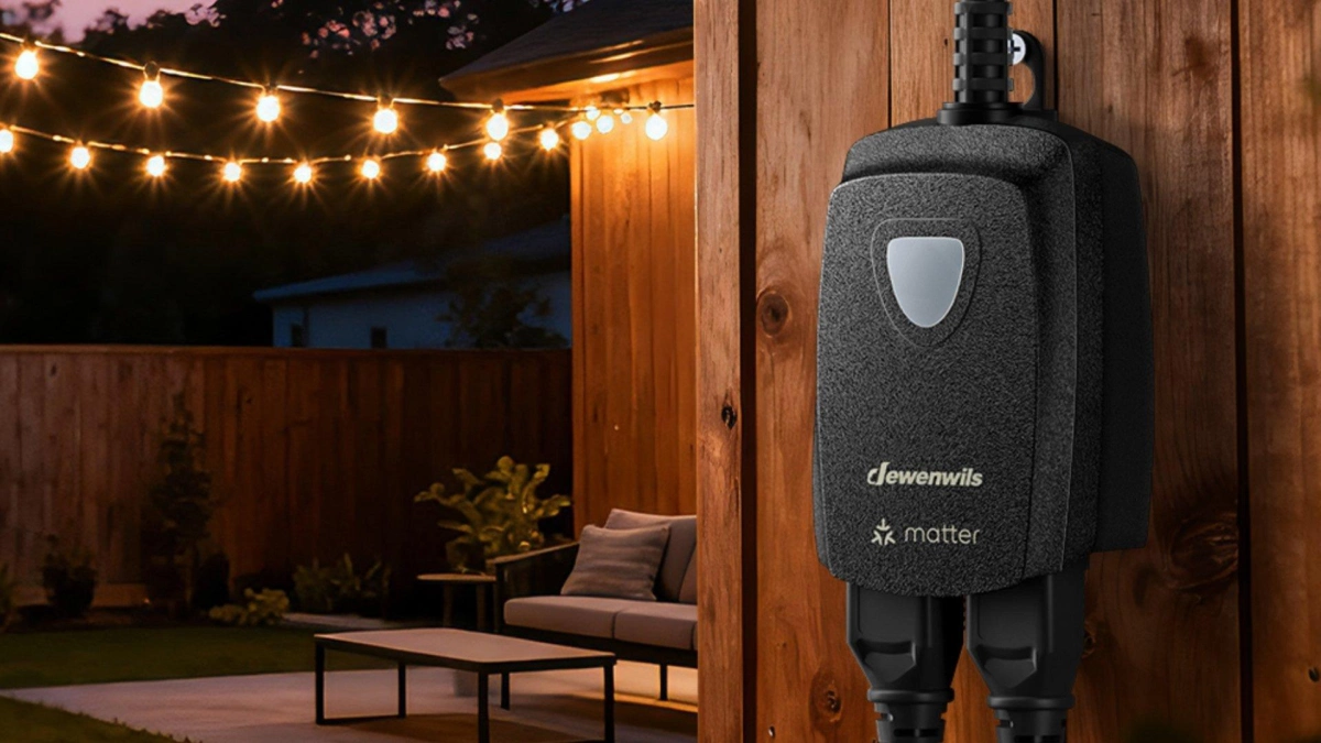 Dewenwils wi fi matter smart dimmer plug 2ports lifestyle