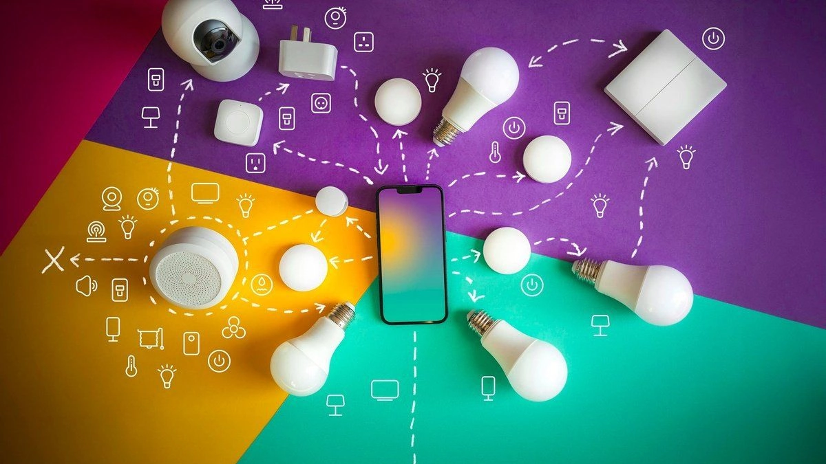 Smart home connecvitivity illustration