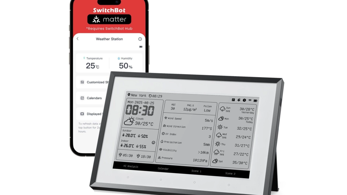 SwitchBot E-Ink Weather Station