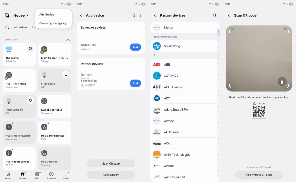 Adding a device in samsung smartthings Adding a device in samsung smartthings