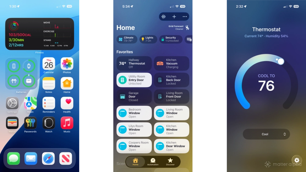 Apple home adaptive temperature enable ios26 steps 1