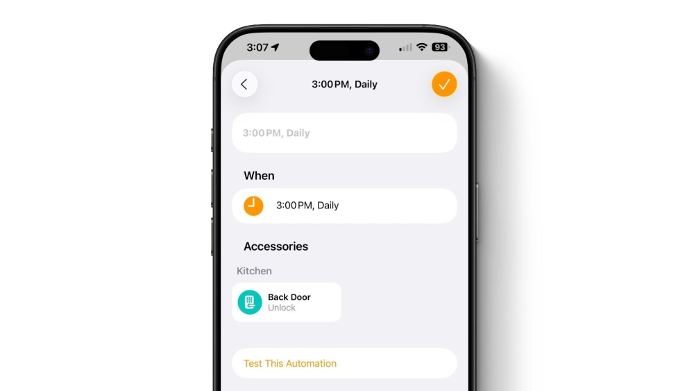 Apple home ios 26 beta 1 door lock automation
