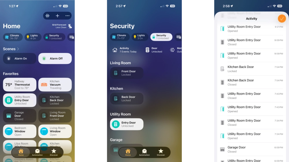 Apple home ios26 security history steps