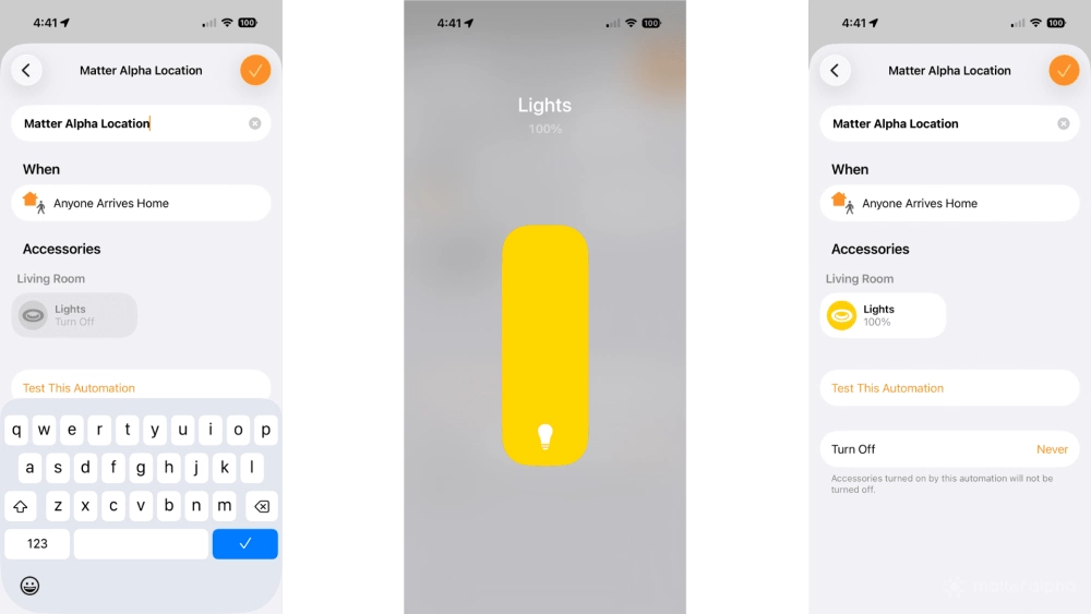 Apple home location automation ios26 steps 4