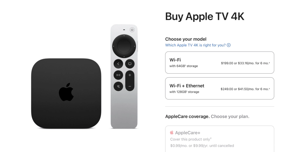 Apple tv 4k 3rd gen new pricing