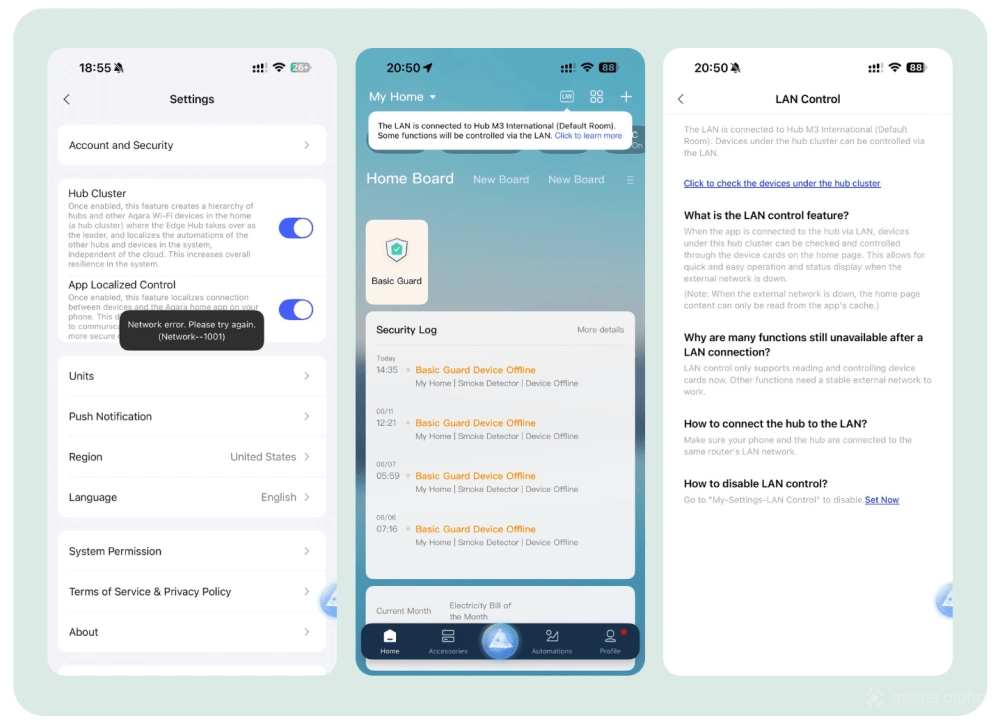 Aqara localized control