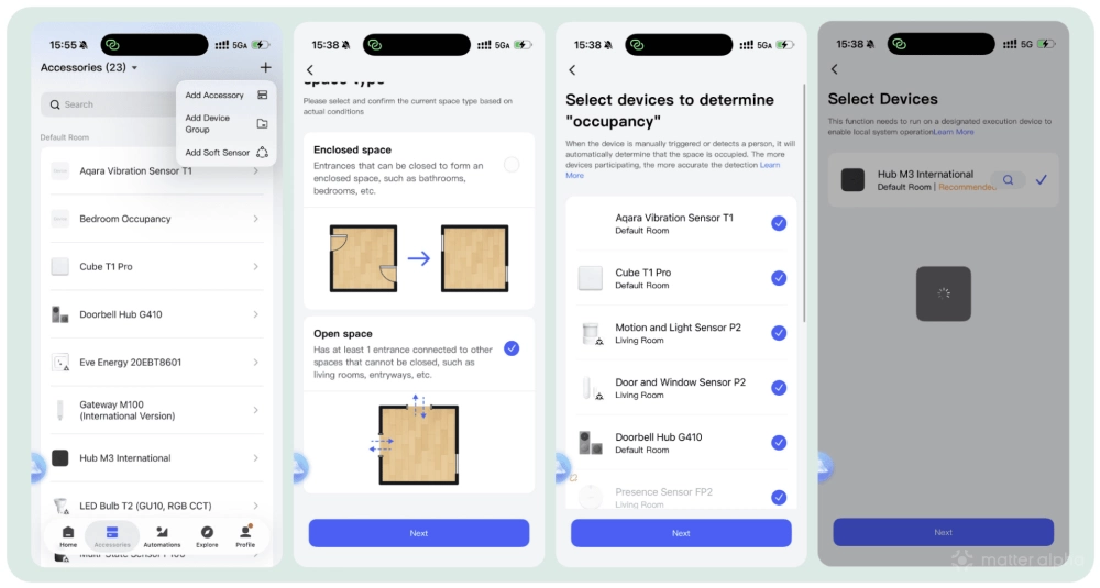 Aqara soft sensor setup