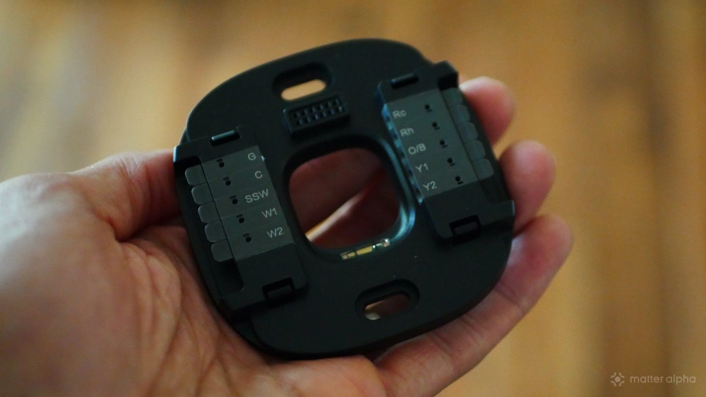 Aqara thermostat w200 wall plate