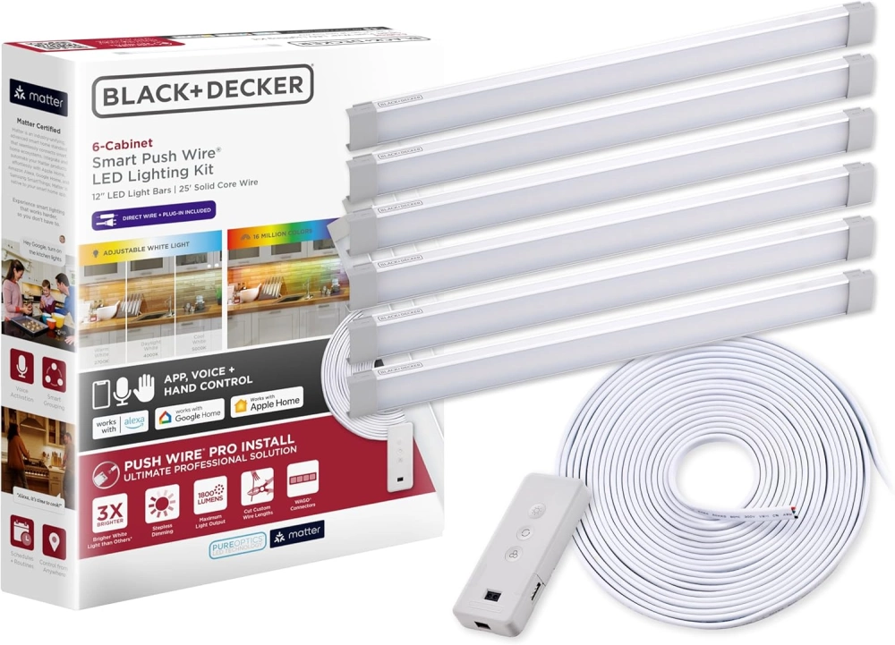 Blackdecker under cabinent light kit 12 product Blackdecker under cabinent light kit 12 product