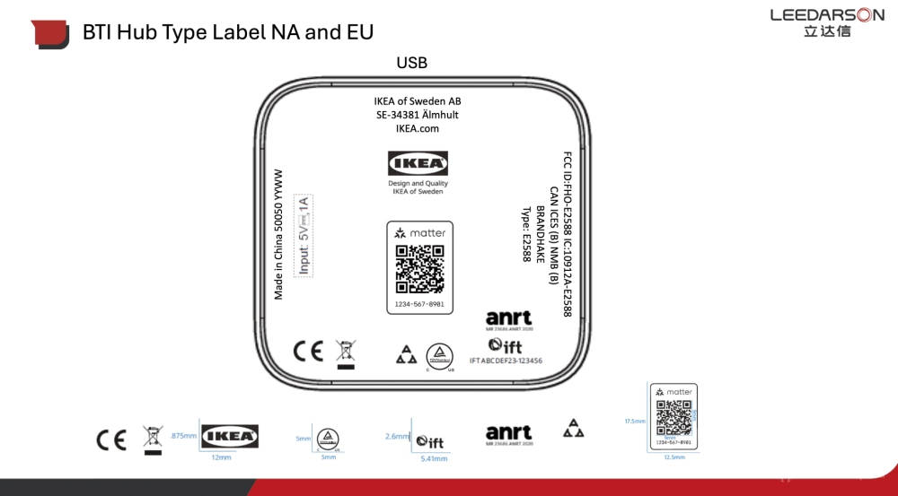 Brandhake label fcc Brandhake label fcc