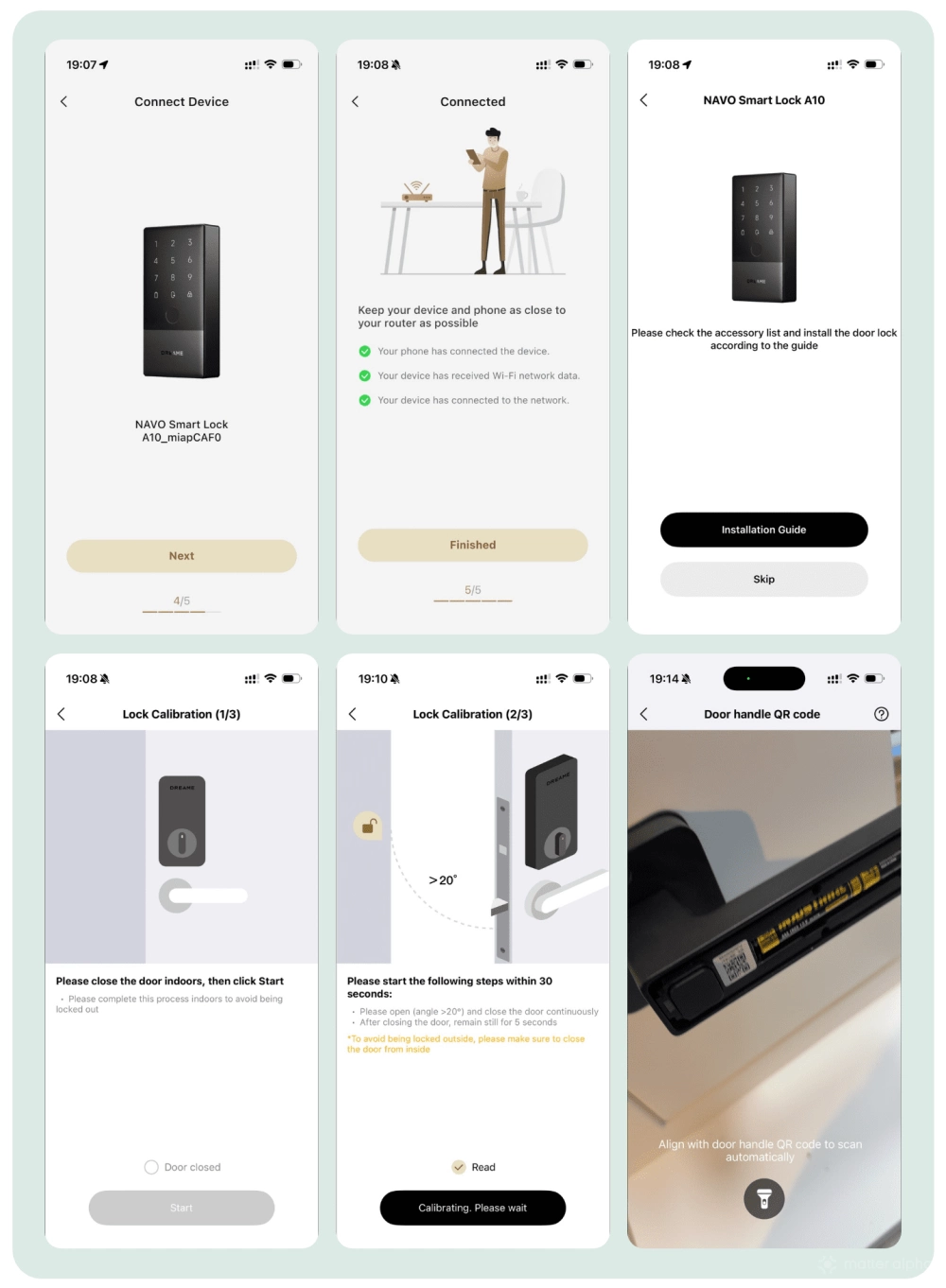 Dreame door lock a10 setups