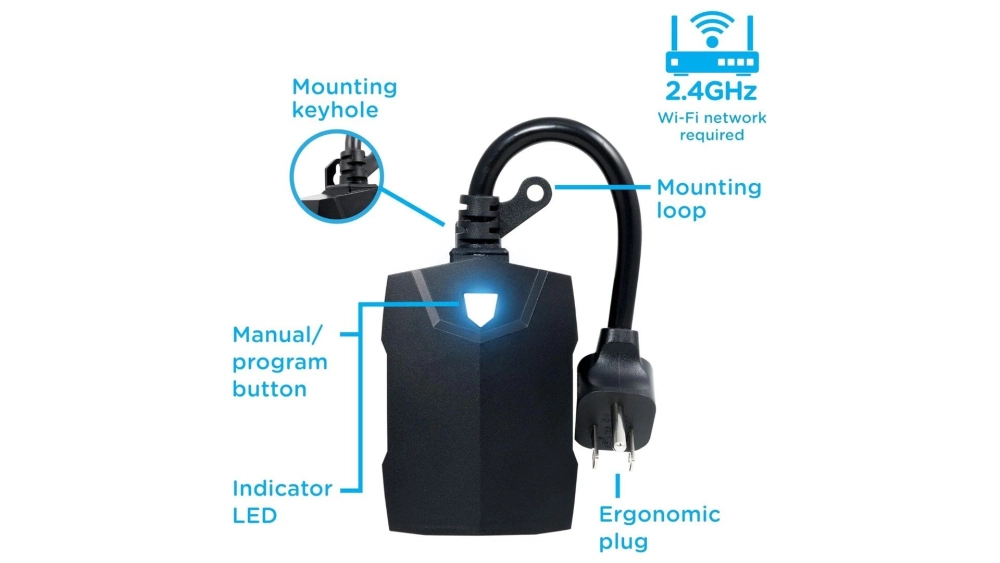 Enbrighten wifi outdoor smart plug features