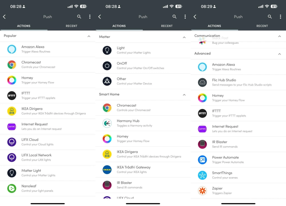 Flic twist providers