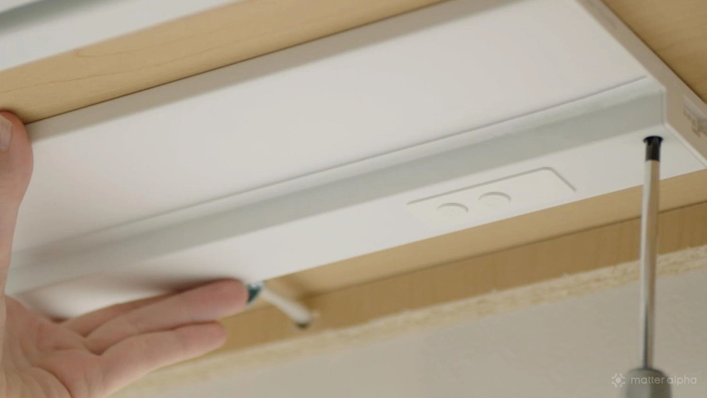 Ge cync under cabinet light bar 18 lifestyle Ge cync under cabinet light bar 18 lifestyle