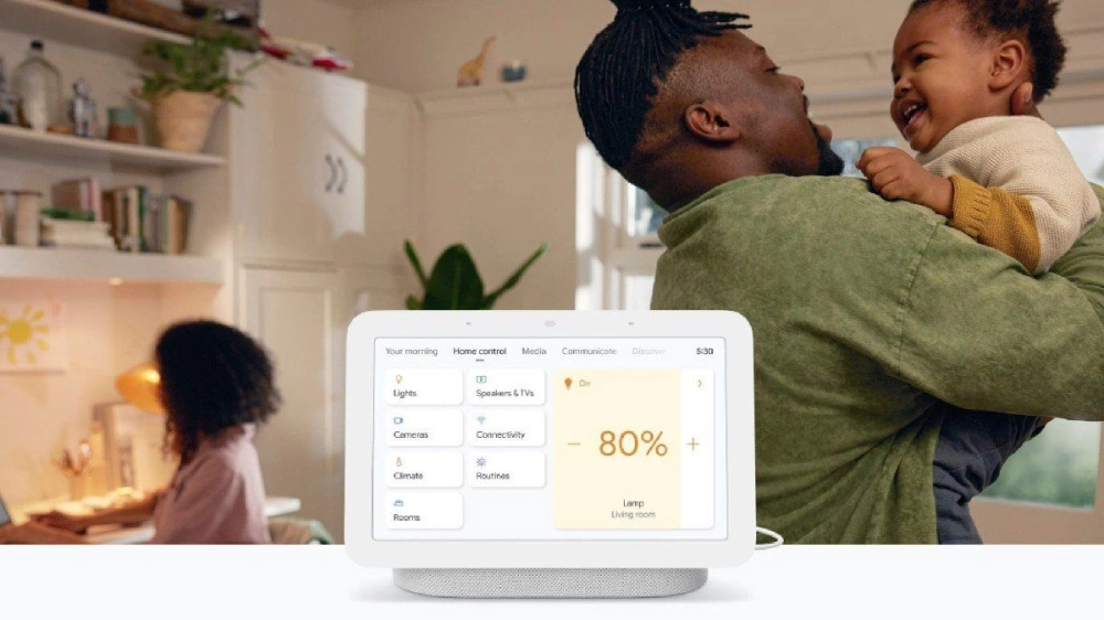 Google nest hub promo image