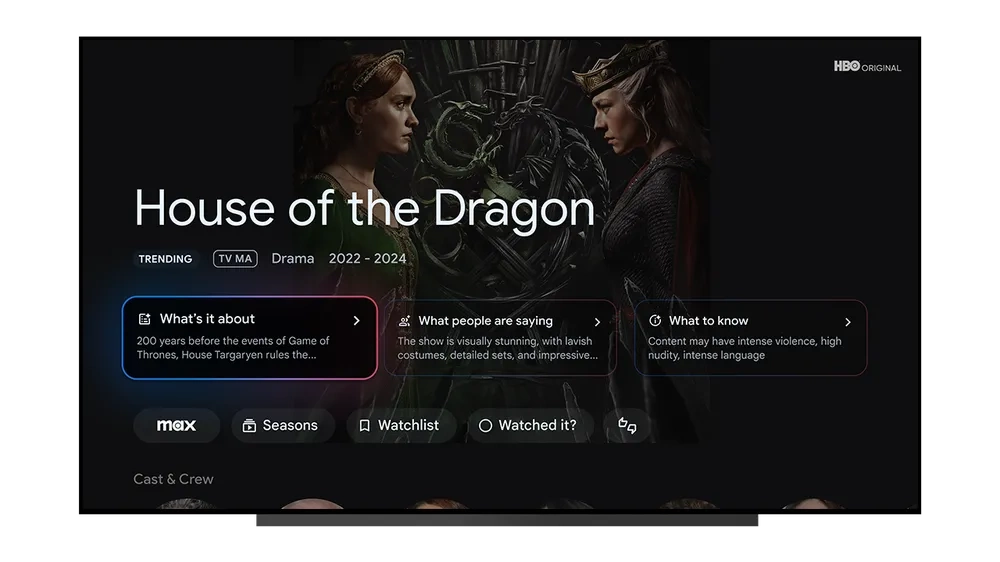 Google tv streamer gemini summaries