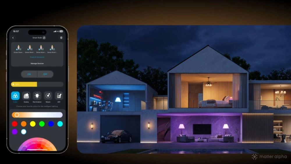 Govee e12 smart light bulb app lifestyle