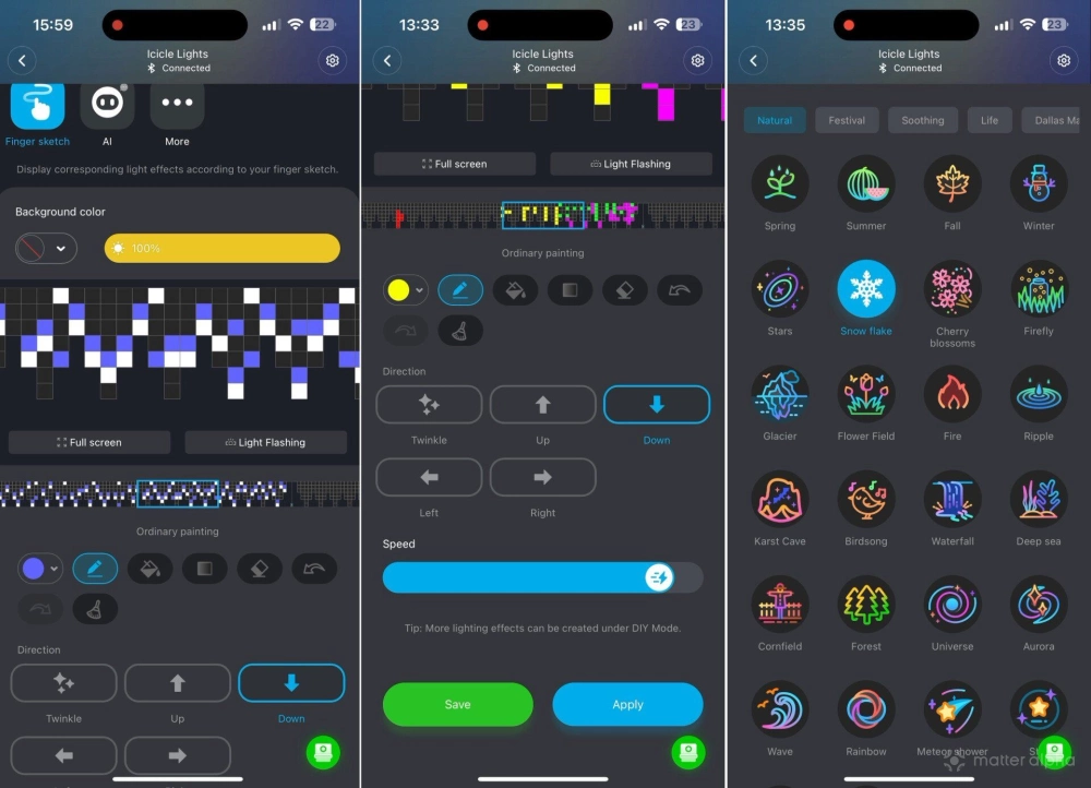 Govee icicles app diy finger sketching Govee icicles app diy finger sketching
