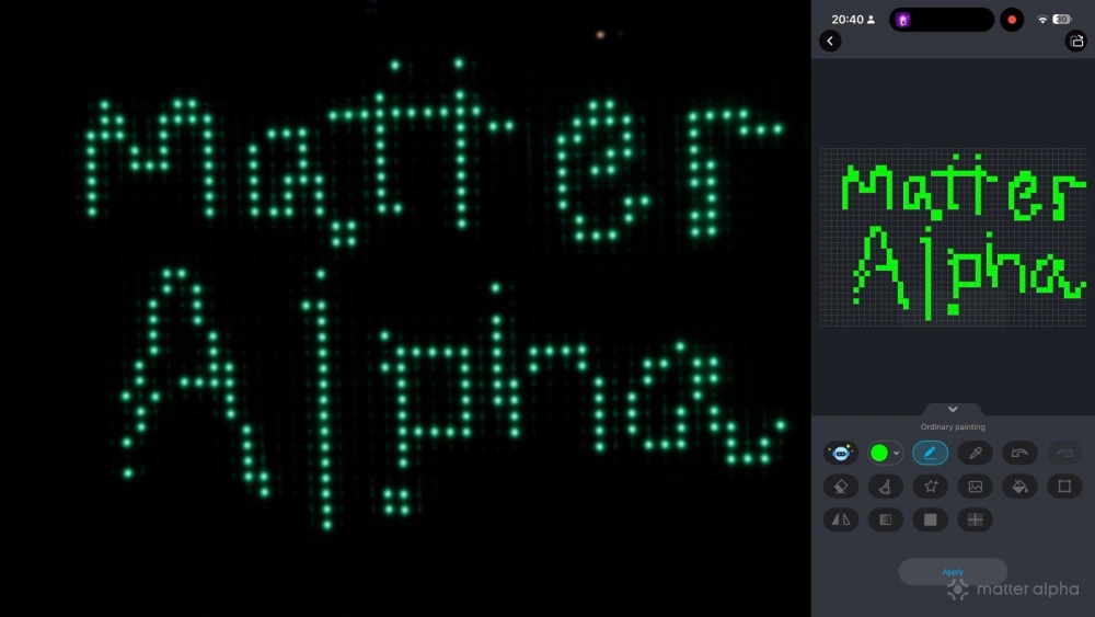 Govee lightwall finger sketch test Govee lightwall finger sketch test