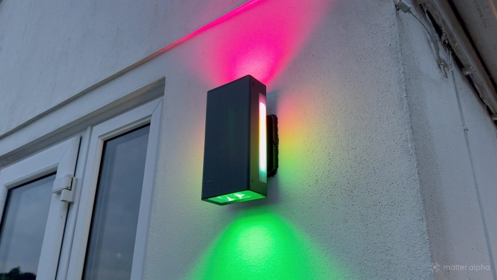 Govee outdoor updown wall light review outdoor main shot