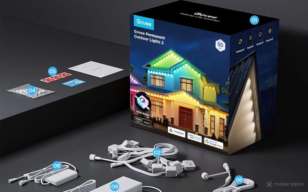 Govee permanent outdoor lights 2 box image Govee permanent outdoor lights 2 box image