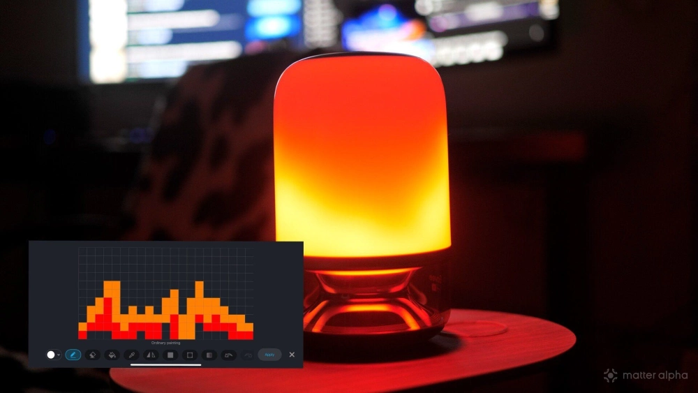 Govee table lamp 2 pro review diy mode screenshot Govee table lamp 2 pro review diy mode screenshot