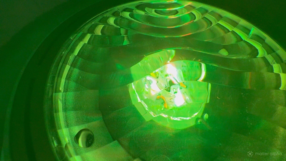 Govee uplighter floor lamp ripple effect prism close up Govee uplighter floor lamp ripple effect prism close up