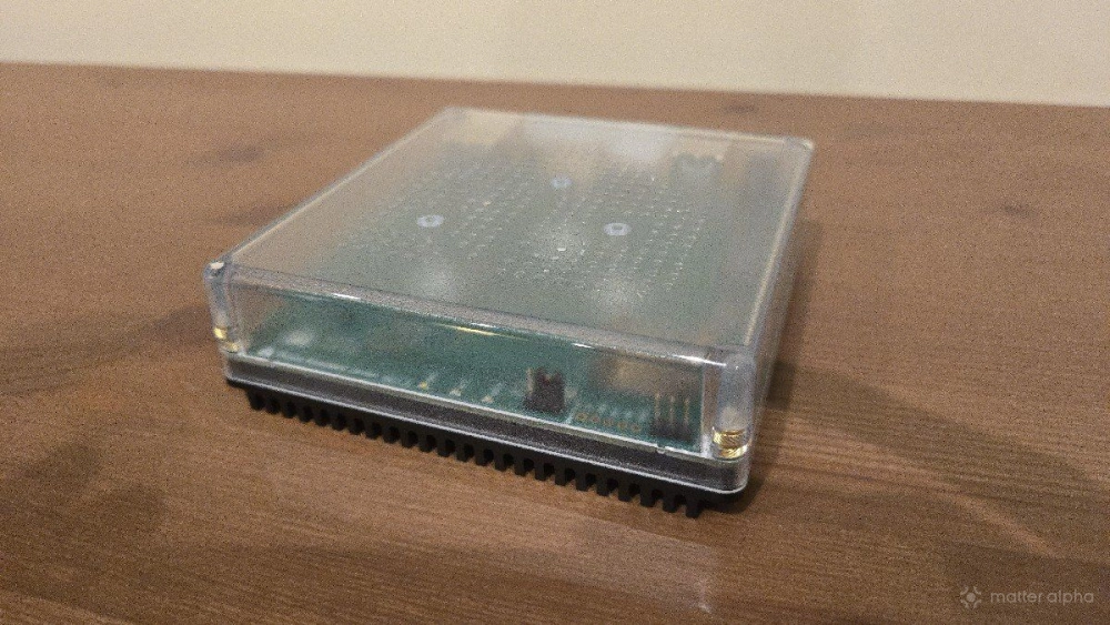 Home assistant green on a table