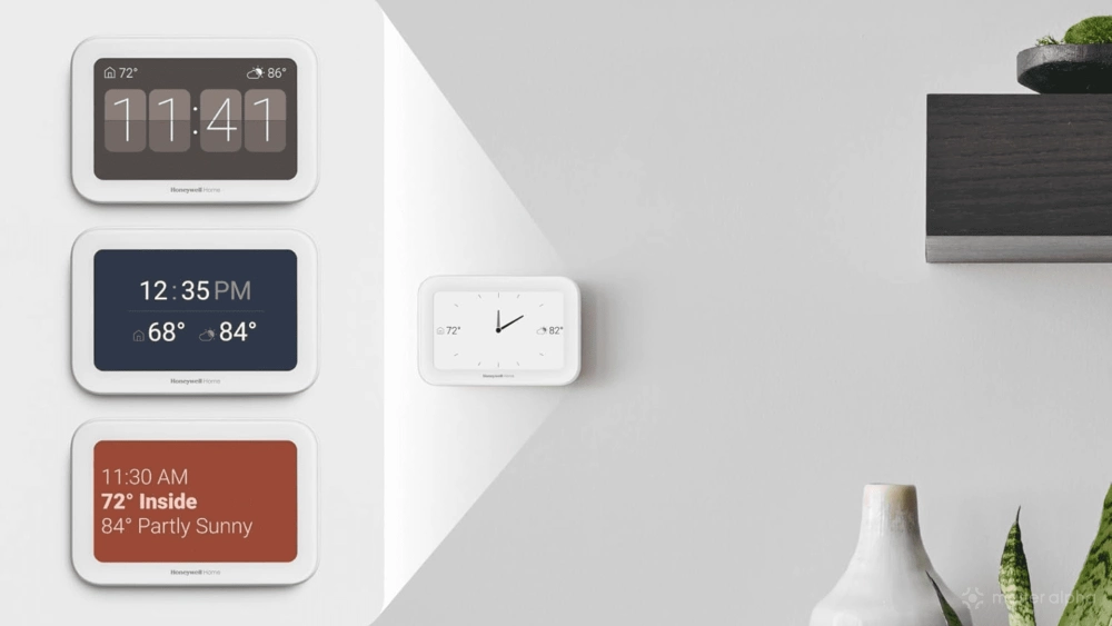 Honeywell home x86 smart thermostat home screen lifestyle