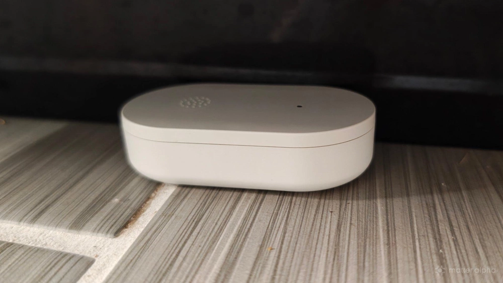 Ikea klippbok water sensor underneath a dishwasher