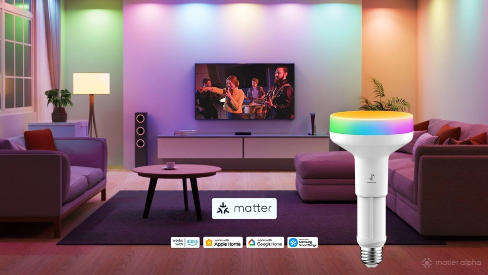 Linkind matter retractable br30 light bulb lifestyle 4