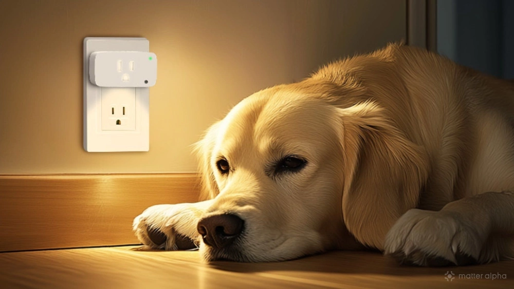 Linkind matter smart plug with night light lifestyle 1