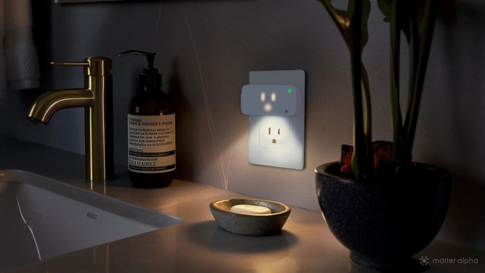 Linkind matter smart plug with night light lifestyle 3