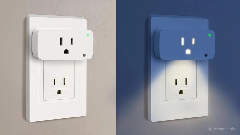 Linkind matter smart plug with night light lifestyle 6