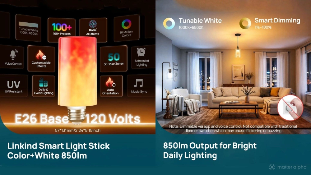 Linkind smart light stick features lifestyle Linkind smart light stick features lifestyle