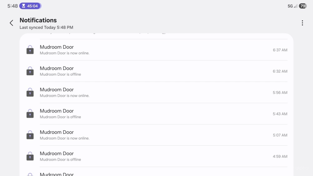 Lockly matter link notification history in samsung smartthings Lockly matter link notification history in samsung smartthings