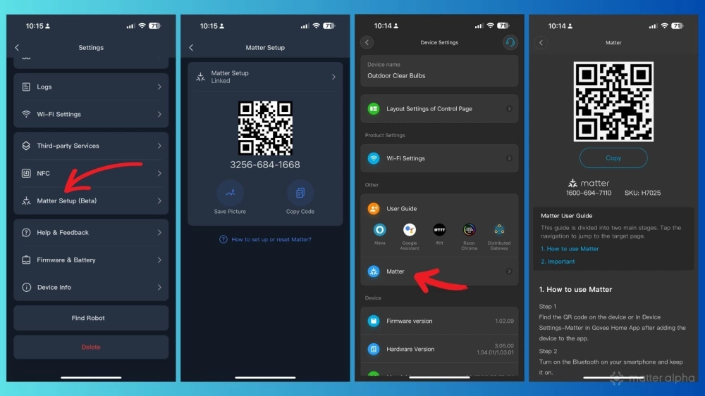 Manufacturers apps find sharing code