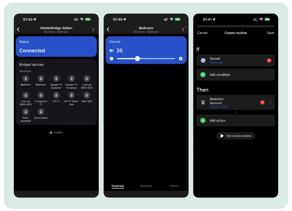 Matter speaker st Matter speaker st