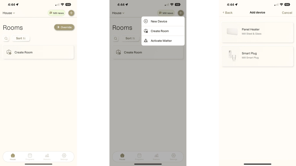 Mill heater matter update steps 1
