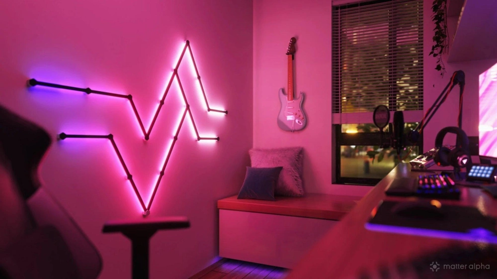 Nanoleaf lines lifestyle