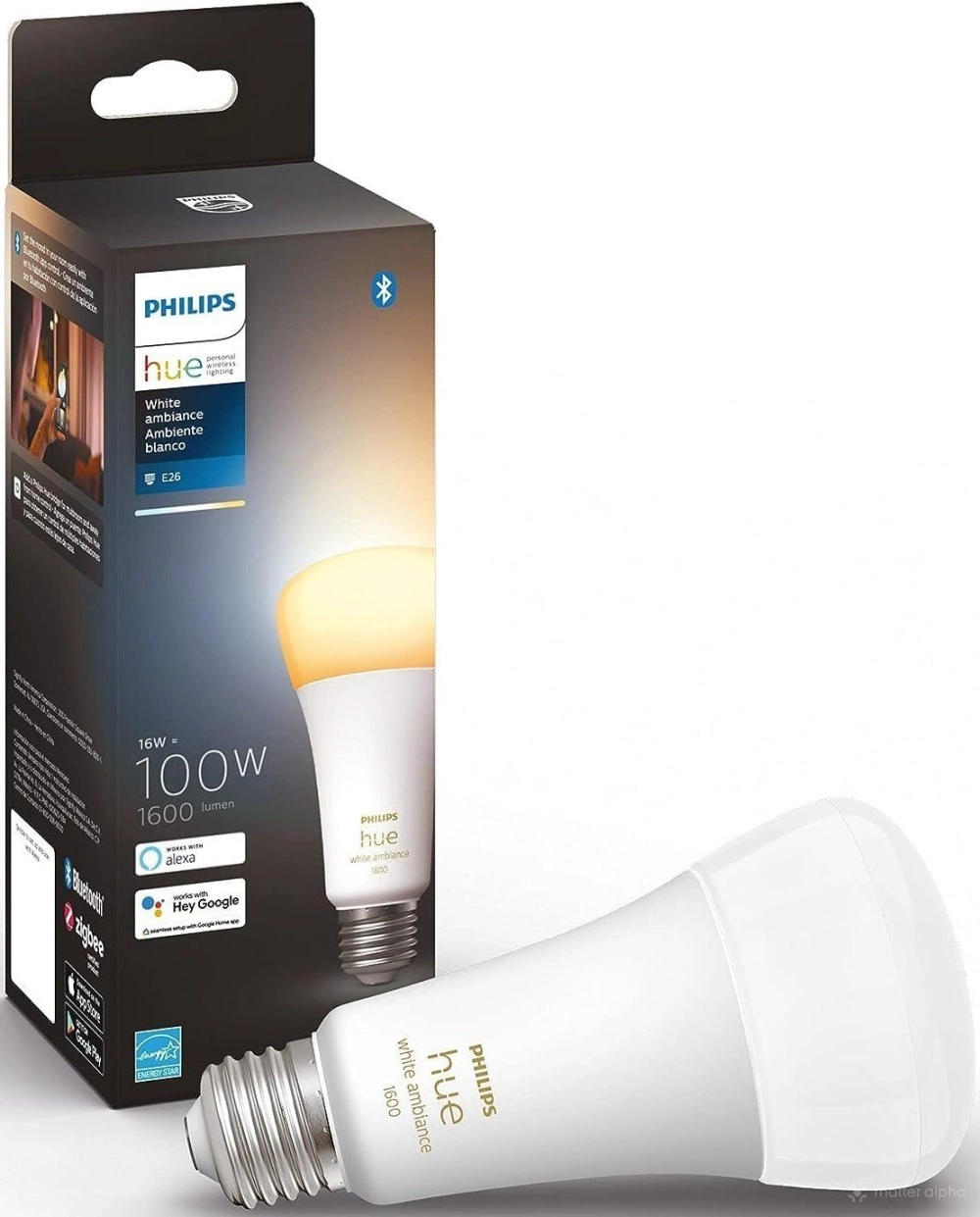 Philips hue white ambiance 100w e26 smart bulb product Philips hue white ambiance 100w e26 smart bulb product