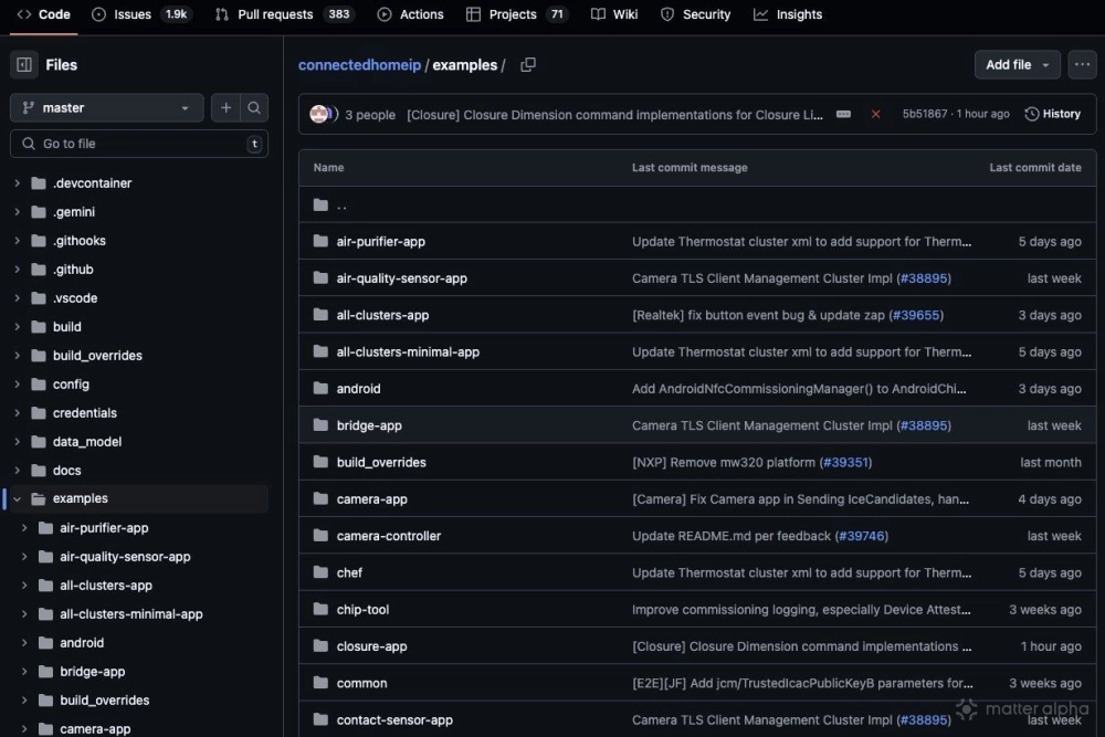 Project chip on github